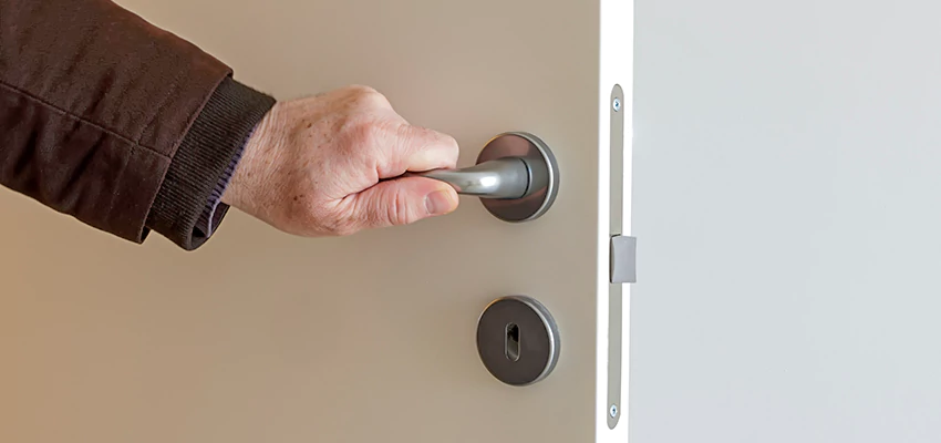 Restroom Locks Privacy Bolt Installation in Visalia, California